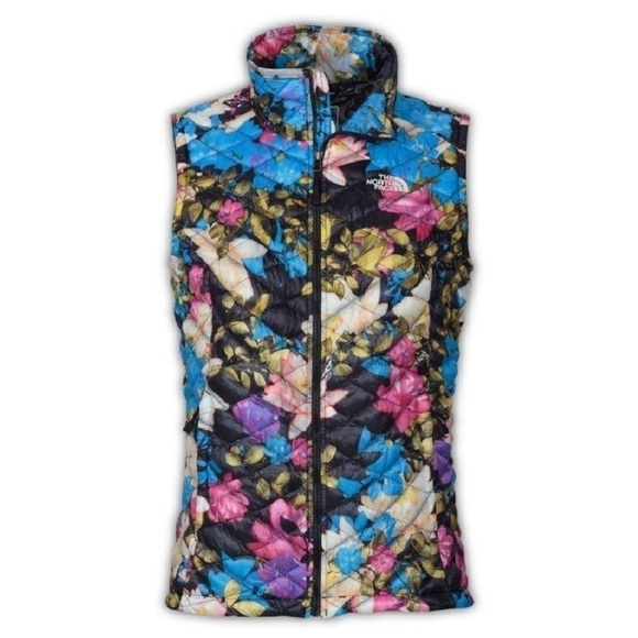 THE NORTH FACE l Floral Vest Thermoball Small New with out Tags - Picture 12 of 13